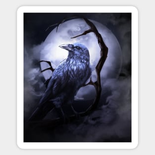 Midnight Raven Sticker